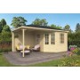 Chalet bois 15m2 300x500cm KENNET TUINDECO