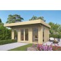 Chalet bois 19m2 380x500cm YORICK TUINDECO