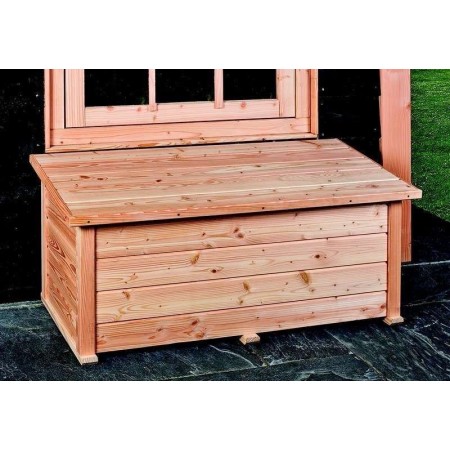 Coffre de rangement extérieur en mélèze/douglas
