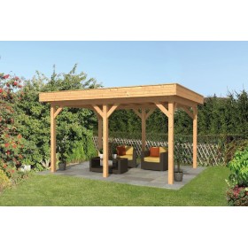 Pavillon ossature bois Oslo en mélèze/douglas Type 1