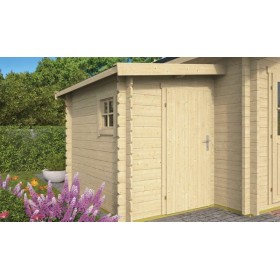 Chalet annexe 28mm 160x220cm + fenêtre de Jardin et Chalet