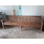 Banc de jardin en teck 3 pieds 250cm de Jardin et Chalet