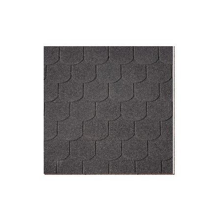 Bardeaux de toiture queue de castor noir 3m2 ( shingle )