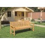 Banc de parc en teck 180cm Norwich