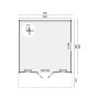 Plan du chalet en bois 55mm 23m2 Emile