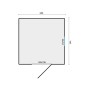 Abri de jardin 4m2 204x197cm Olaf