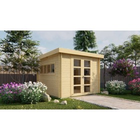 Abri de jardin 8m2 300x300cm Bodine