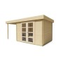 Abri de jardin 7,7+5,0m2 260x320cm Extramoderne