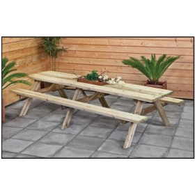 Table de picnic en bois, plusieurs dimensions
