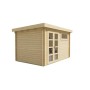 Chalet bois 10m2 380x260cm Uddel - Jardin et Chalet
