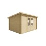 Chalet bois 11m2 300x380cm Loya