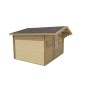 Chalet bois 11m2 300x380cm Mika