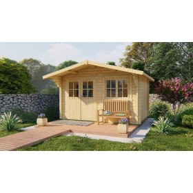 Chalet bois 12m2 300x400cm Rorik