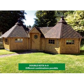 Double kota grill 9m2 + Extension