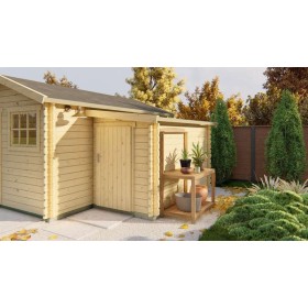 Chalet annexe 28mm 160x220cm - Jardin et chalet