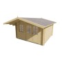 Chalet en bois 10,8m2 380x430cm SUNDERLAND 1