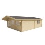 Chalet en bois 45m2 595x800cm Ballerine