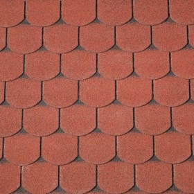 Bardeaux de toiture queue de castor rouge 3m2 ( shingle )