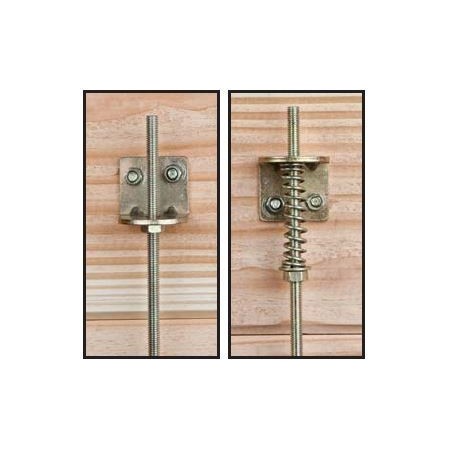 Kit d'ancrage tempête en métal pour abri de jardin 