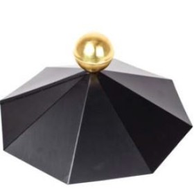 Chapeau pour chalet bois toit octogonal TUINDECO