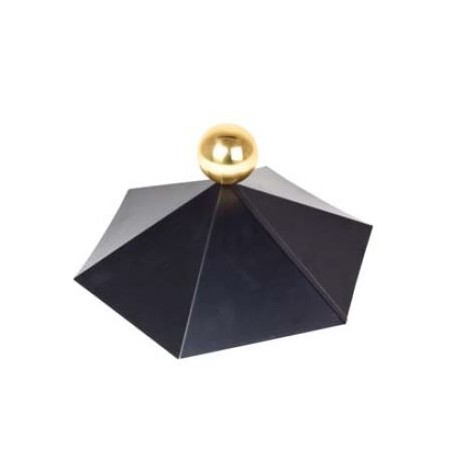 Chapeau pour chalet bois toit hexagonal TUINDECO