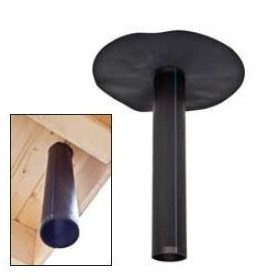 Evacuation ronde (toiture chalet)