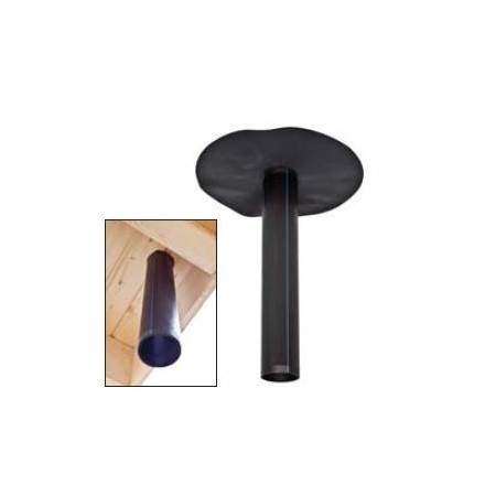 Evacuation ronde (toiture chalet)