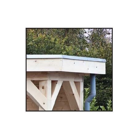 Bande de rive en aluminium