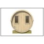 Sauna tonneau 300cm en thermowood TUINDECO