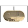 Sauna d'extérieur OVAL 10m2