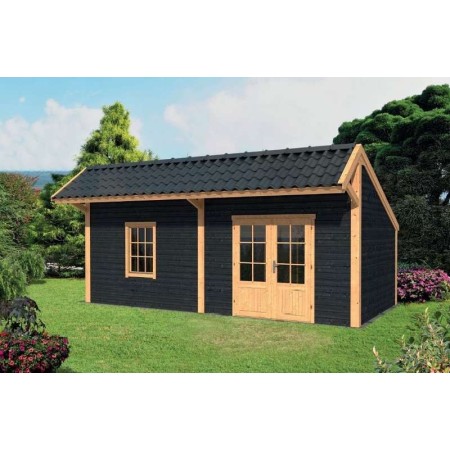 Kiosque Bergen L type 4 mélèze/douglas l468xP306