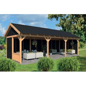 Kiosque Hamar L type 6 mélèze/douglas l690xP395