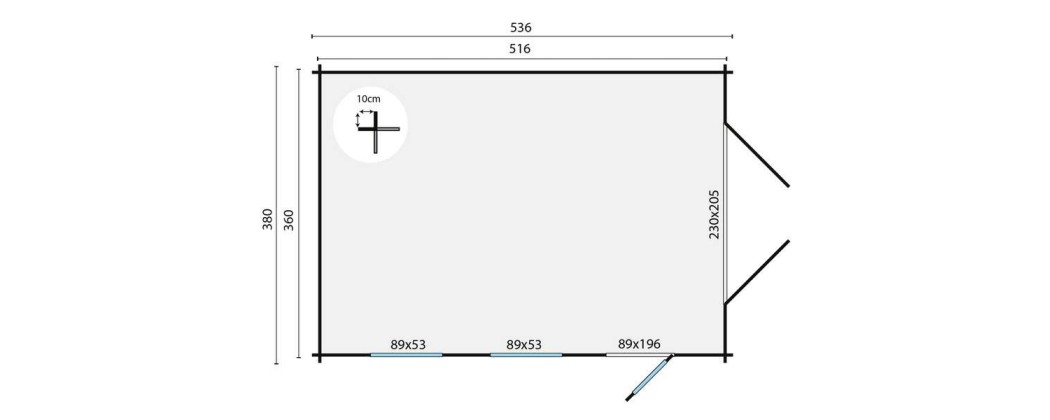 Garage grands volumes, pour camping car et bateaux - Jardin & Chalet