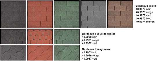 shingle pour toiture abri de jardin et chalet en kit